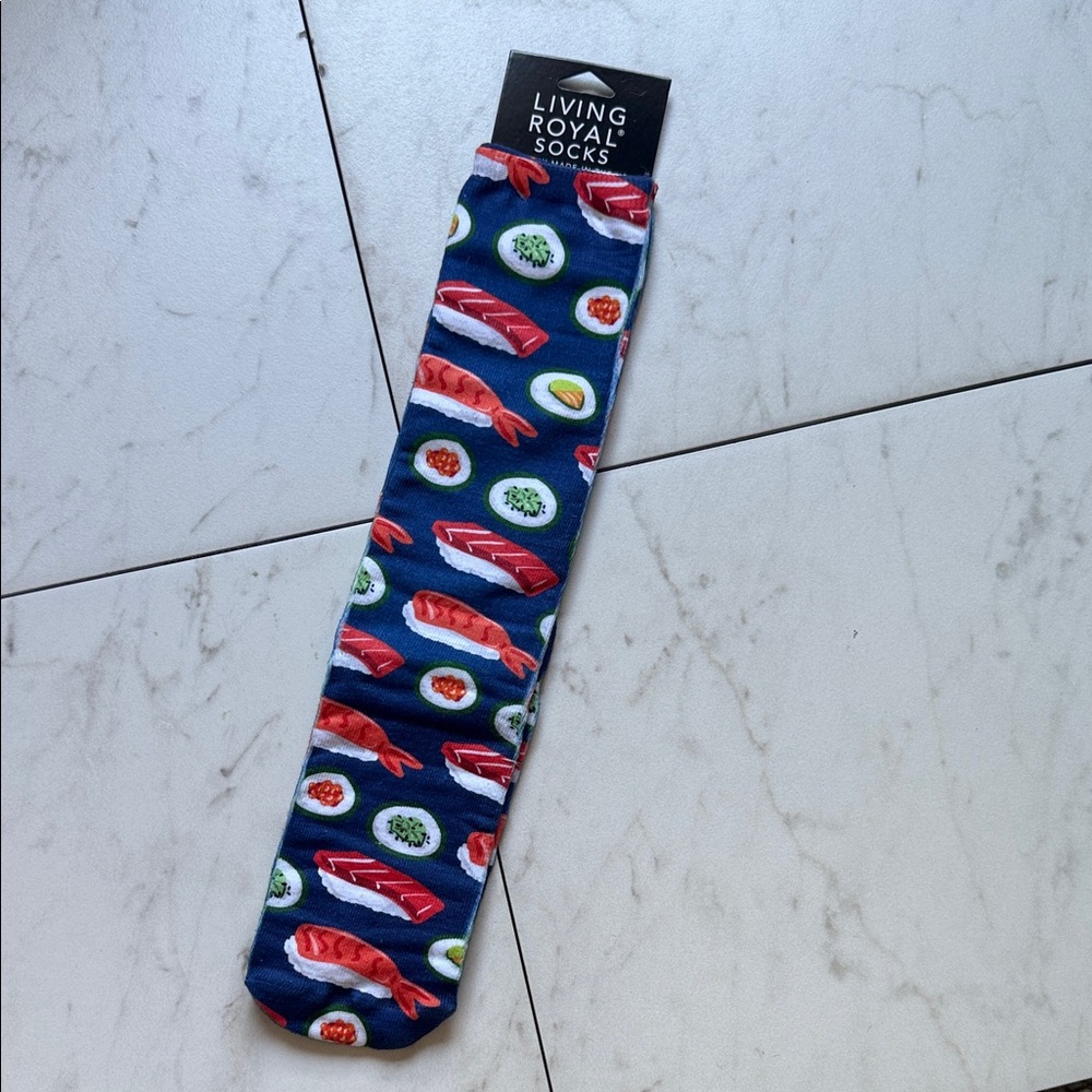 Blue Sushi Socks